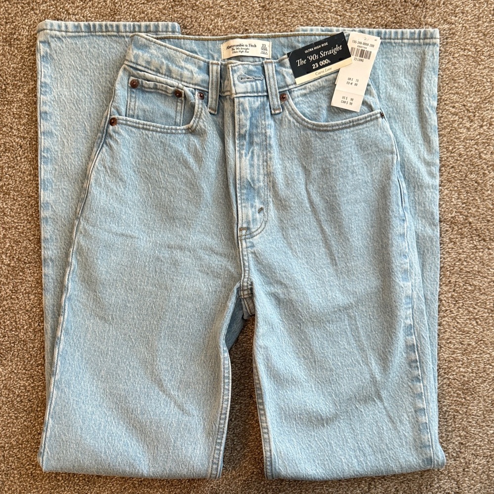 Abercrombie & Fitch Light Blue Denim Jeans NWTs
